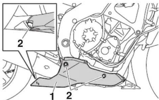 YAMAHA YZFR6 (2017) - Dépose du carénage - 1