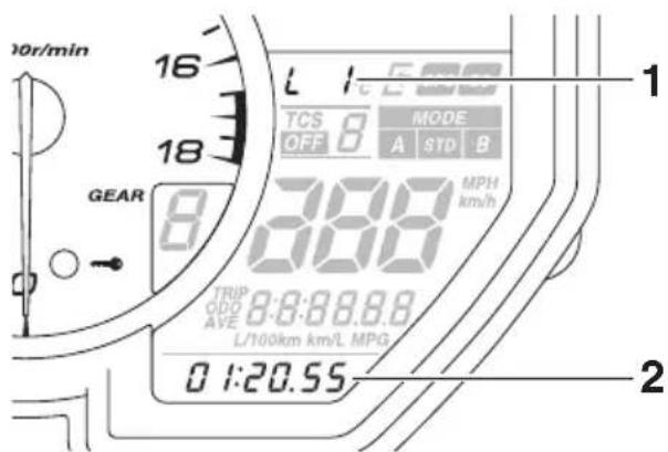 YAMAHA YZFR6 (2017) - Visualisation de l'histoire des temps intermédiaires - 2