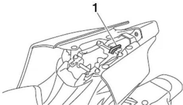 YAMAHA YZFR6 (2017) - Dépose de la selle du pilote - 2
