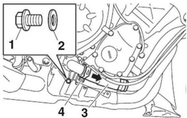 YAMAHA YZFR6 (2017) - Changement du liquide de refroidissement - 2