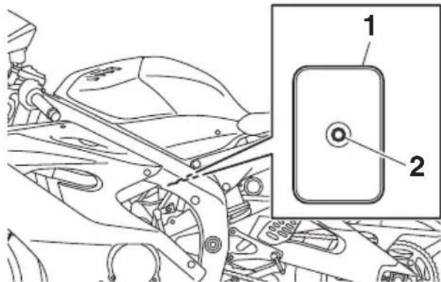 YAMAHA YZFR6 (2017) - Absorbeur de vapeurs d'essence - 1