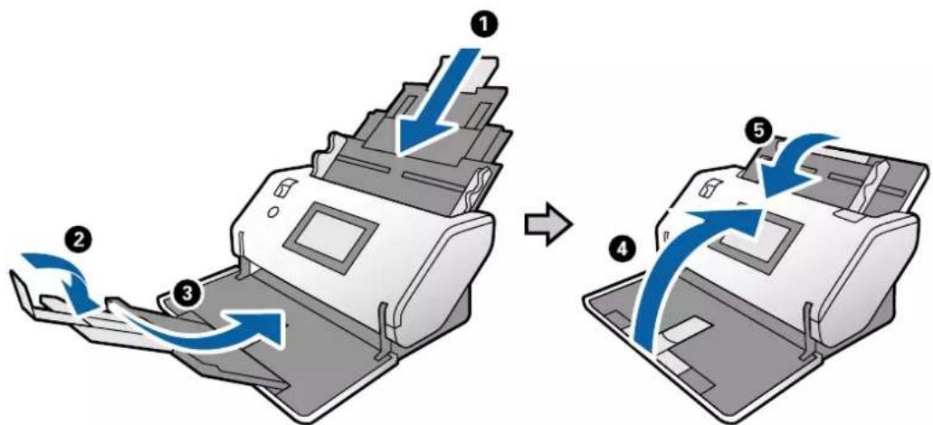 EPSON WorkForce DS30000 - Déplacement du scanner sur le bureau - 1