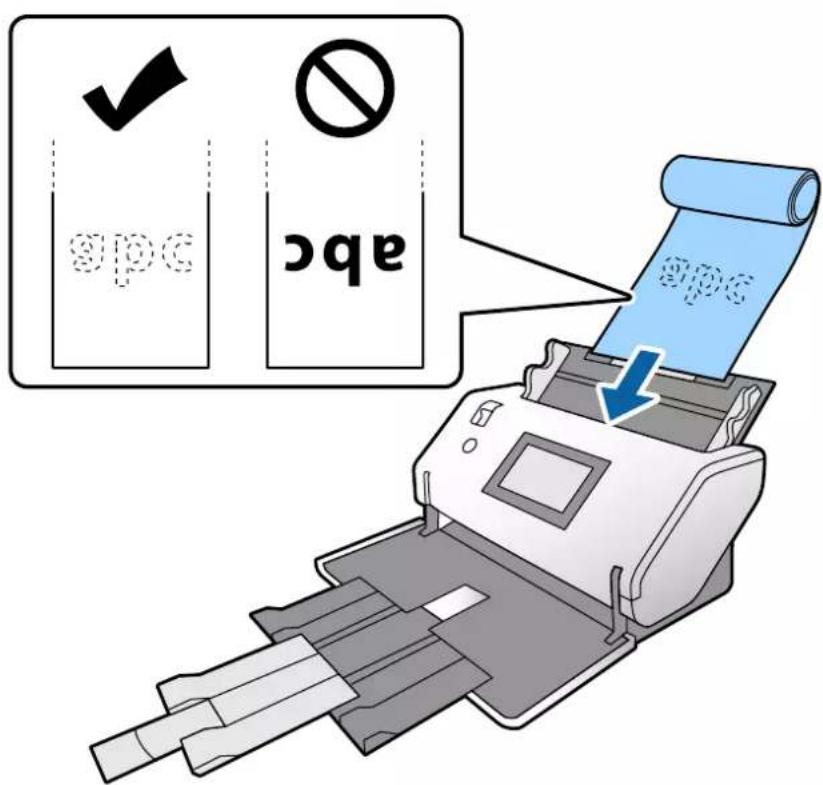 EPSON WorkForce DS30000 - Positionnement d'un document long - 5