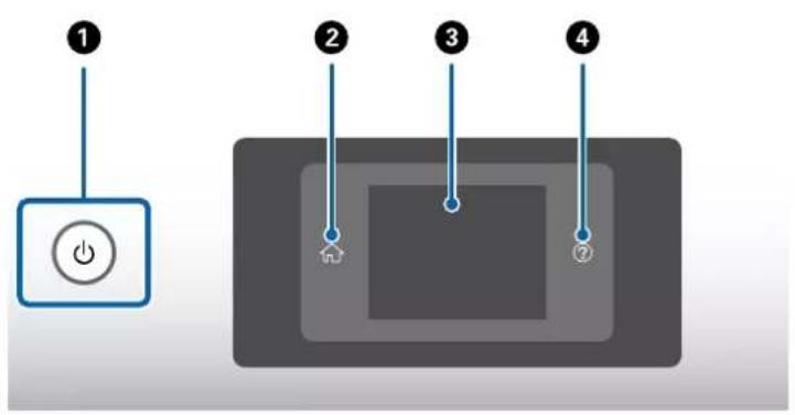 EPSON WorkForce DS30000 - Touches et voyants - 1