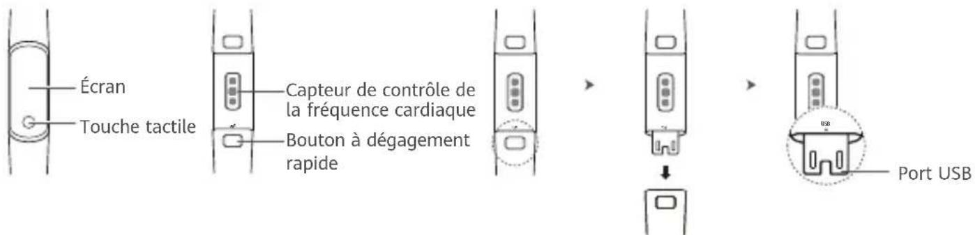HONOR Band 5i - Aspect et chargement - 1