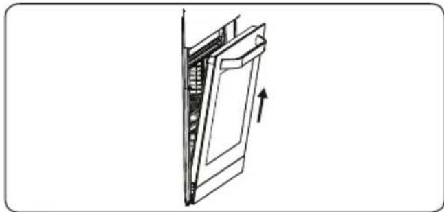 VESTEL VEB24056 - Removal of the Oven Door - 3
