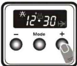 VESTEL VEB24056 - Semi-automatische tijdsinstalling (eindtijd) - 2