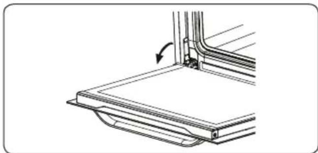 VESTEL VEB24056 - Removal of the Oven Door - 1