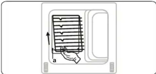 VESTEL VEB24056 - Retrait de la grille - 1
