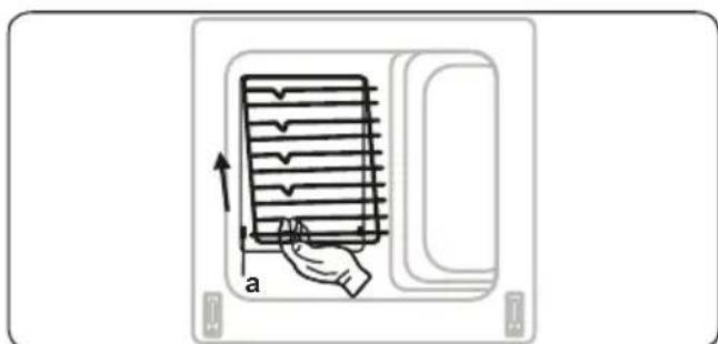 VESTEL VEB24056 - Removal of the Wire Shelf - 1