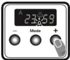 VESTEL VEB24056 - Réglage de l'alarme sonore - 2