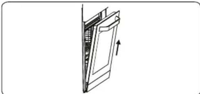VESTEL VEB24056 - De ovendeur verwijderen - 3