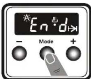 VESTEL VEB24056 - Einstellen der Zeit für halbautomatischen Betrieb (Endzeit) - 1