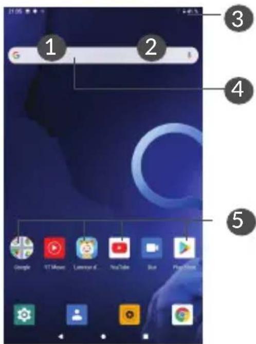 ALCATEL Smart Tab 7 - Écran d'accueil - 1