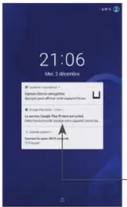 ALCATEL Smart Tab 7 - Pour déverrouiller l'écran de la tablette - 1