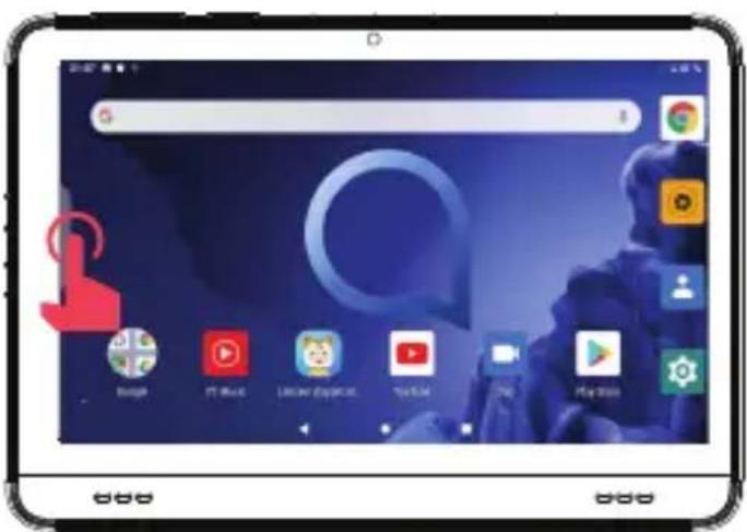 ALCATEL Smart Tab 7 - Comment lancer Daily Board - 1