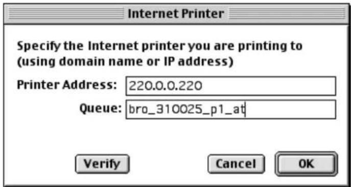 BROTHER NC2100p - Comment sélectionner le serveur d'impression (TCP/IP) - 4