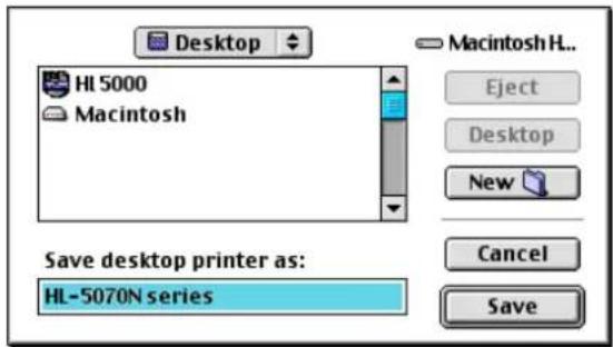 BROTHER NC2100p - Comment sélectionner le serveur d'impression (TCP/IP) - 5