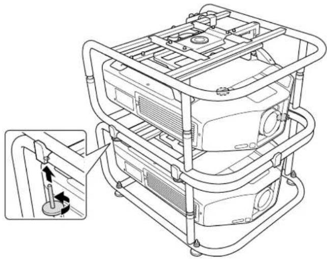 EPSON PowerLite Pro Z11000W - Zwei Projektoren stapeln - 6