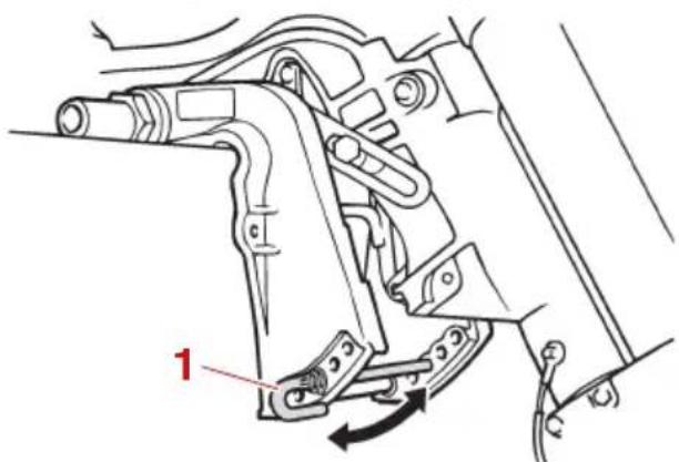 YAMAHA 9.9F (2020) - Réglage de l'angle de trim pour les modèles à relevage manuel - 1