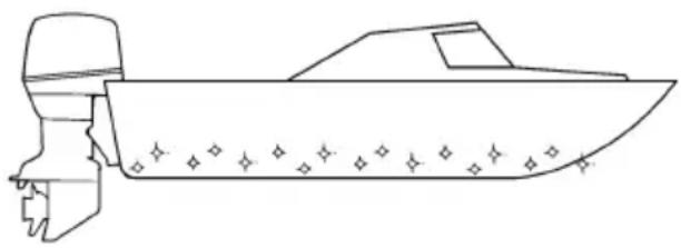 YAMAHA 9.9F (2020) - Peinture antifouling - 1