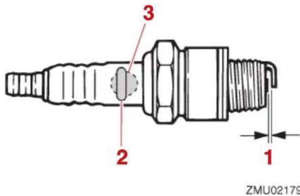 YAMAHA 9.9F (2020) - Bougie standard: - 1