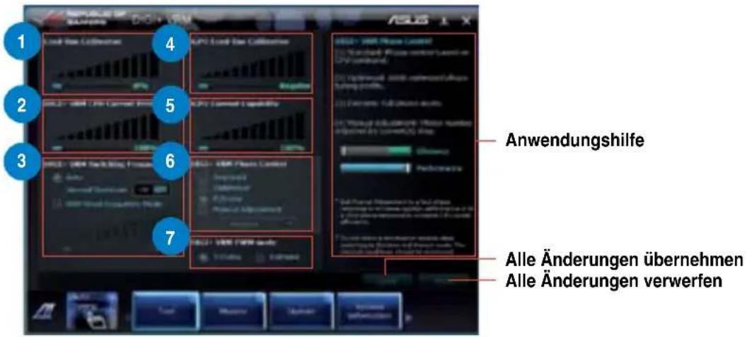 ASUS CG8265 - So starten Sie DIGI+ VRM: - 1