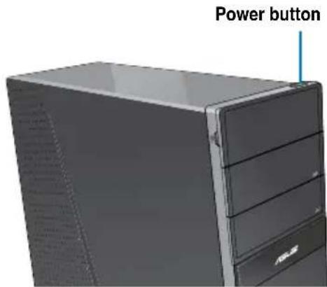 ASUS CG8265 - To turn your computer ON: - 2
