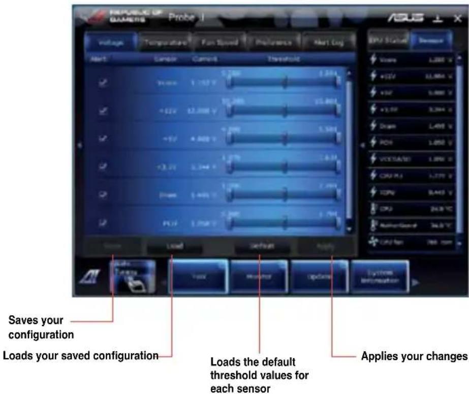 ASUS CG8265 - To configure Probe II: - 1
