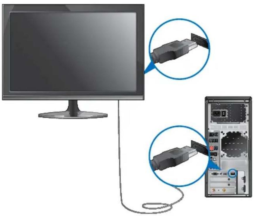 ASUS CG8265 - Connector un téléviseur HD - 2