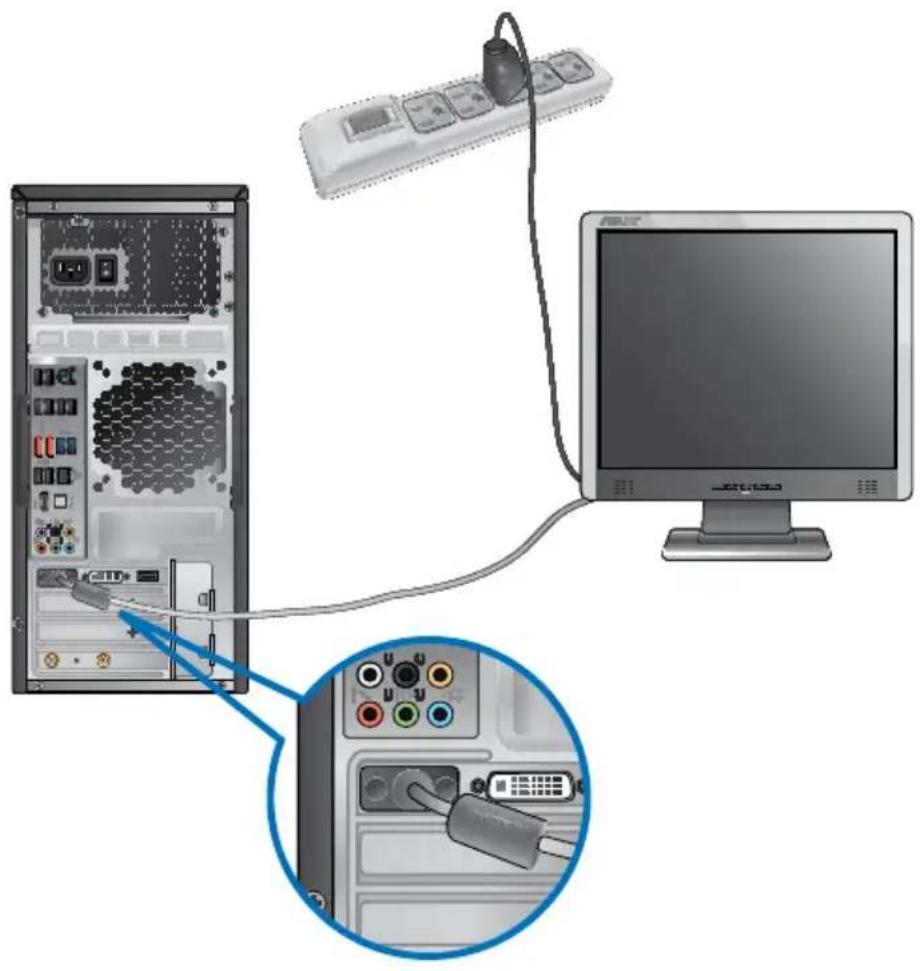 ASUS CG8265 - Connector un moniteur externe - 2