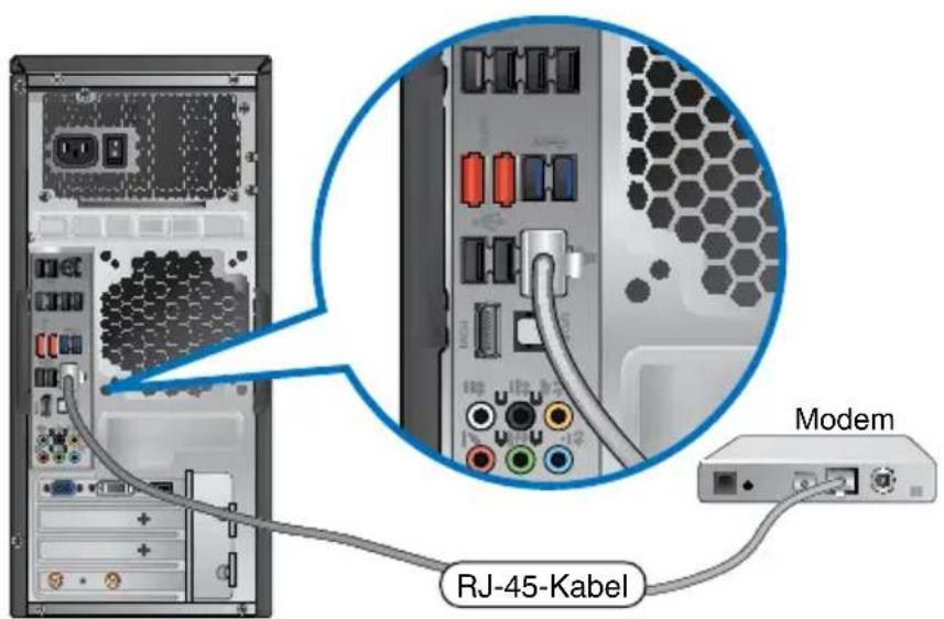 ASUS CG8265 - Uber DSL-/Kabelmodem verbinden - 2