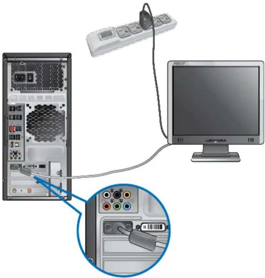 ASUS CG8265 - Para conectar un monitor externo a工程技术 de la tarjeta grfica ASUS: - 2