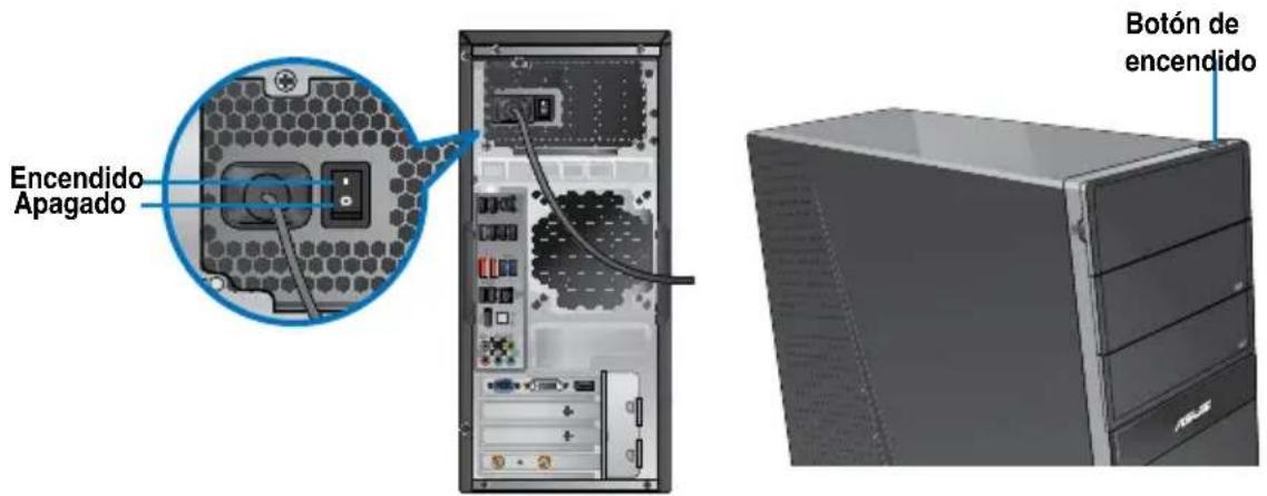 ASUS CG8265 - Para encender el equipo: - 1
