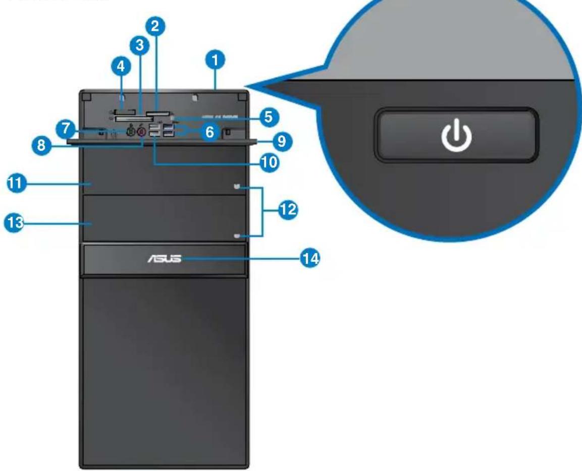 ASUS CG8265 - Familiarícese con el equipo - 2