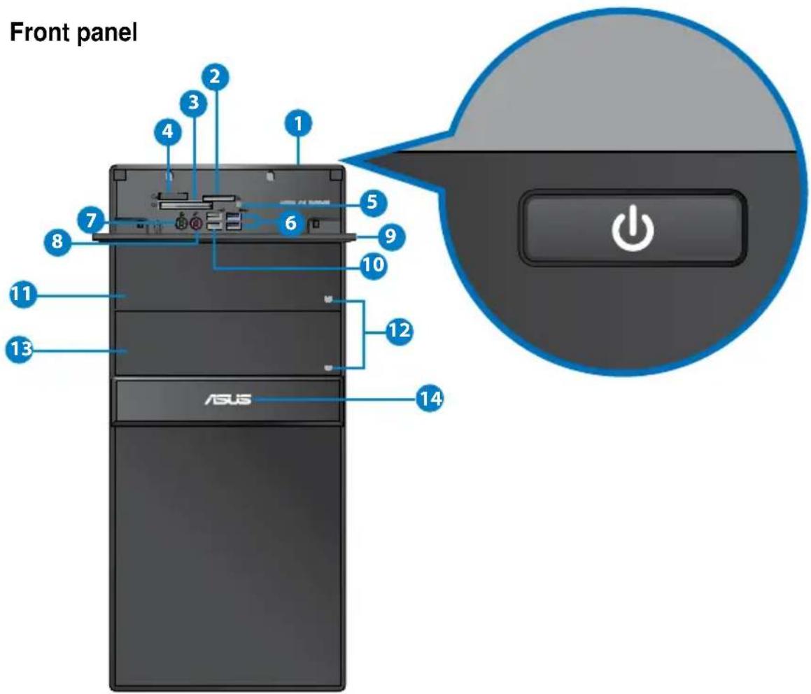 ASUS CG8265 - Getting to know your computer - 2