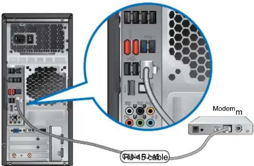 ASUS CG8265 - Connexion via un modem cable/ADSL - 2