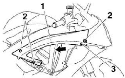 YAMAHA YZFR6 (2014) - Dépose du carénage - 2