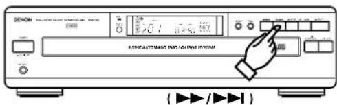 DENON DCM370 - Recherche manuelle en sens avant - 1