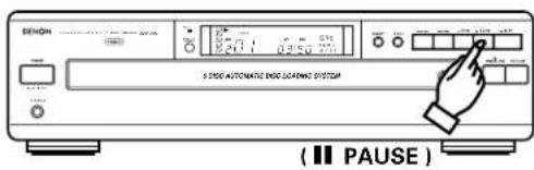DENON DCM370 - To Stop Play Temporarily - 1