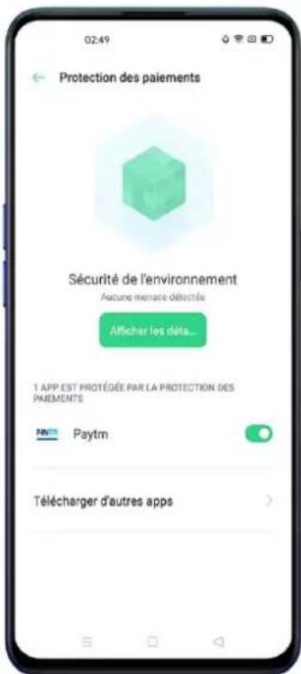 OPPO Reno 4 Z - Analyse de l'environnement de paiement - 1