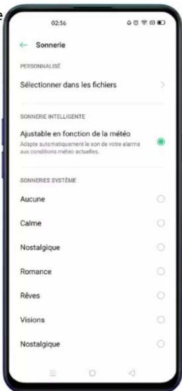 OPPO Reno 4 Z - Paramètres d' affichage de l' heure - 1