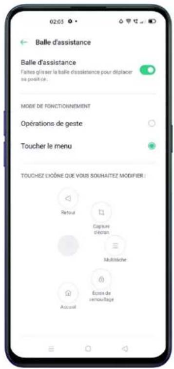 OPPO Reno 4 Z - Menu contextuel - 1