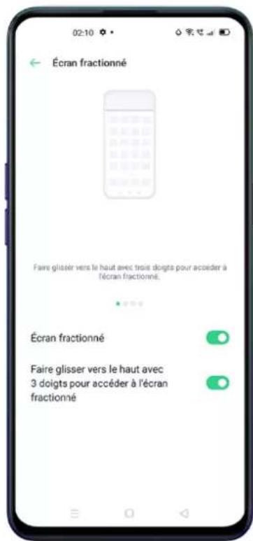 OPPO Reno 4 Z - Écran fractionné - 1