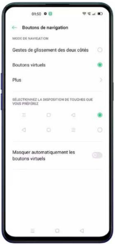 OPPO Reno 4 Z - Boutons virtuels - 1