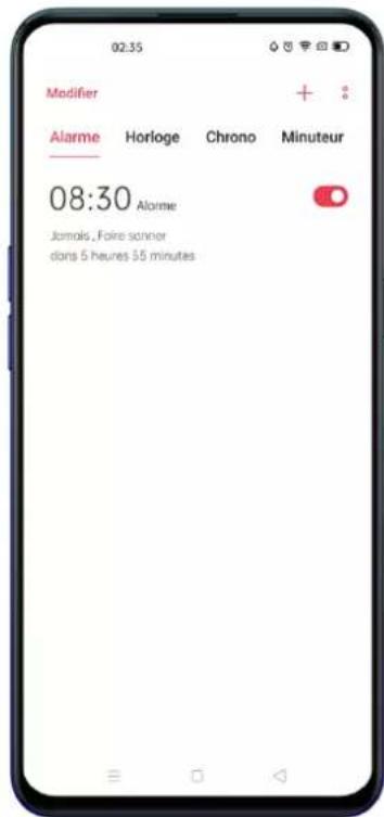 OPPO Reno 4 Z - Créer une Alarme - 1