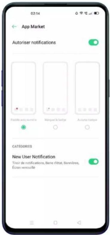 OPPO Reno 4 Z - Barre de notification - 2