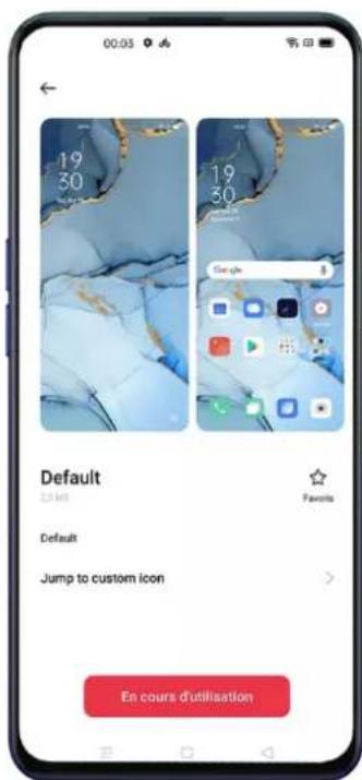 OPPO Reno 4 Z - Changer le fond d' écran - 1