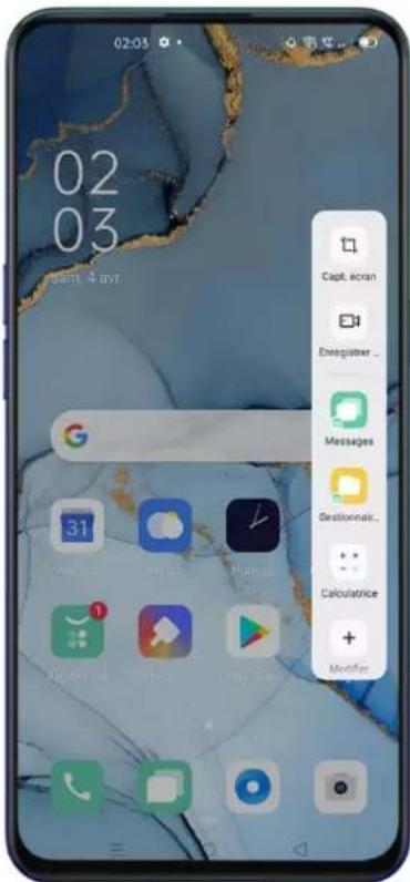 OPPO Reno 4 Z - Barre latérale intelligente - 1