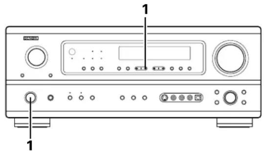 DENON AVR883 - Mémoire prérgée automatique - 1